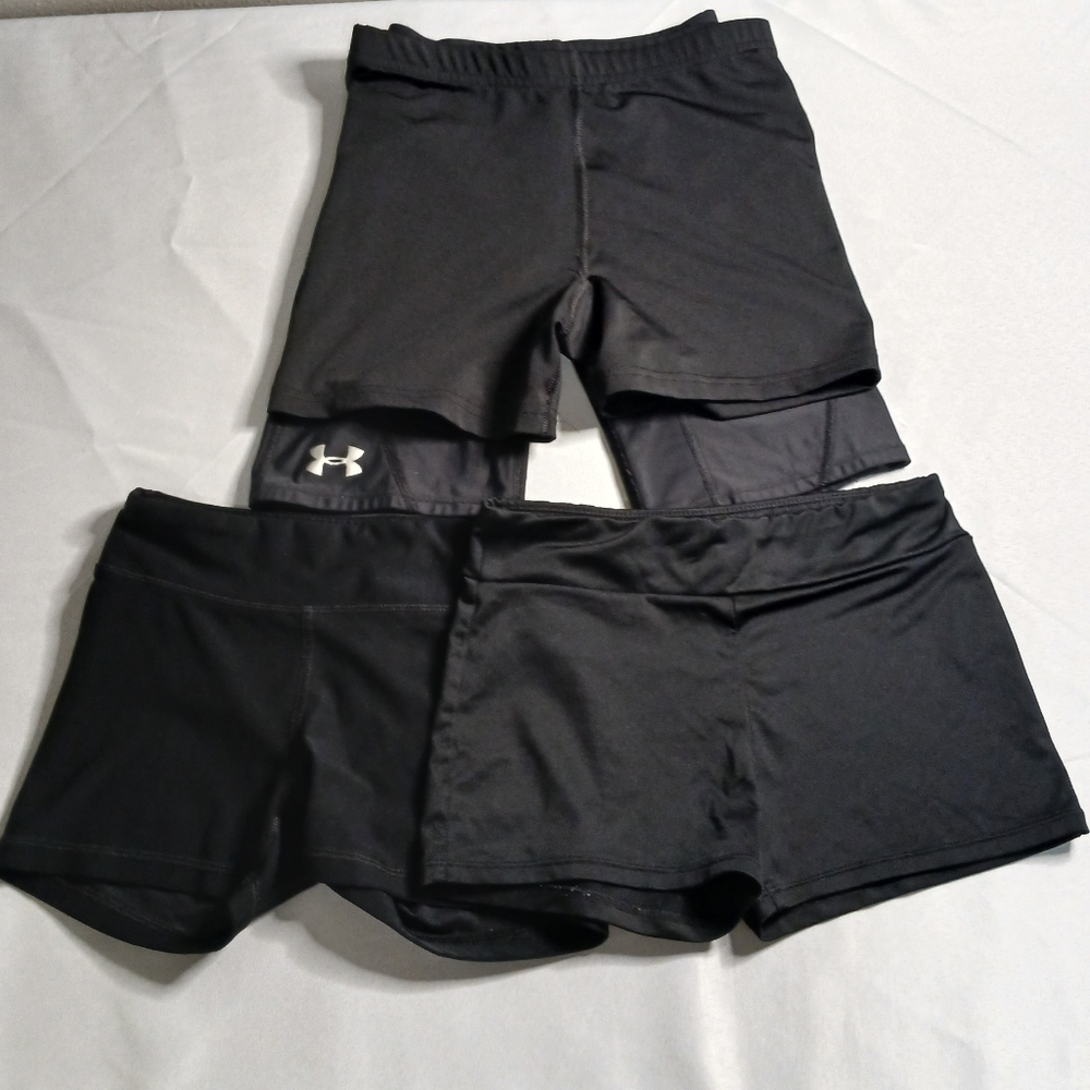 Youth practice shorts cheer/dance fitted-biker